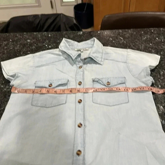 Speed Control New York denim buttons front dress - Picture 4 of 8